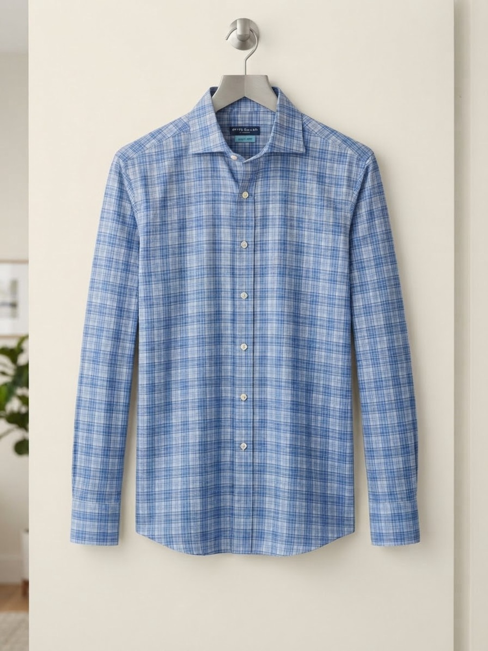 Peter Millar Collection Summer Soft Twill Plaid Shirt Medium M $160 Retail